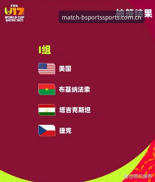 U17世界杯抽签结果解读：必备赛事分析与BSports入口观赛实用指南